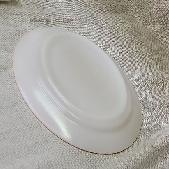 Hazel Atlas Ovide Serving Platter--Modernware Butterscotch - Picture 3 of 5